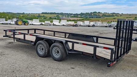 New 2026 Quality 7x18 General Duty Utility Trailer - 2' Dove