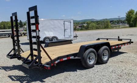 New 2026 Quality 18' General Duty Lo Pro Equipment Hauler w/ 2' Dove (9990# GVW)