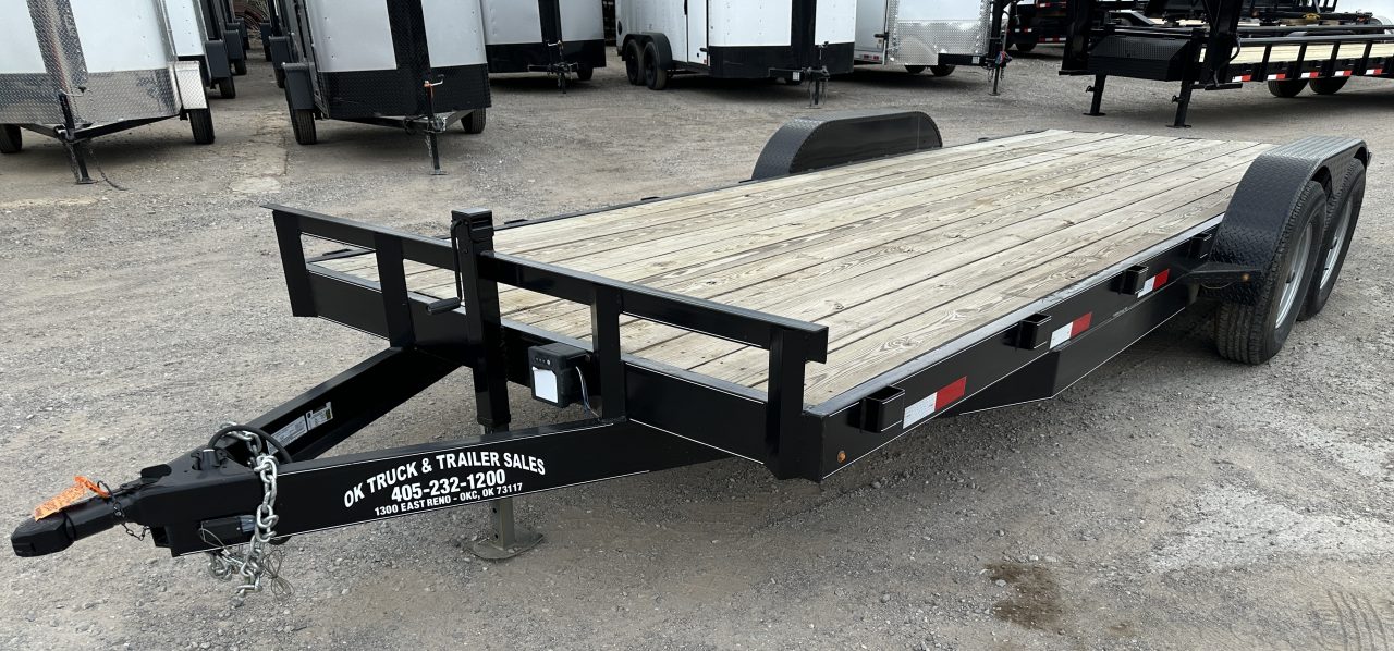 New 2026 Road Boss 83" x 20' Medium Duty Flatbed Car Hauler Equipment Trailer