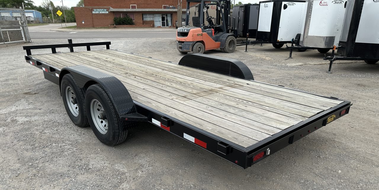 New 2026 Road Boss 83" x 20' Medium Duty Flatbed Car Hauler Equipment Trailer