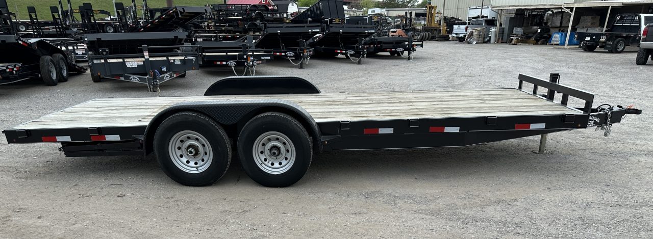 New 2026 Road Boss 83" x 20' Medium Duty Flatbed Car Hauler Equipment Trailer