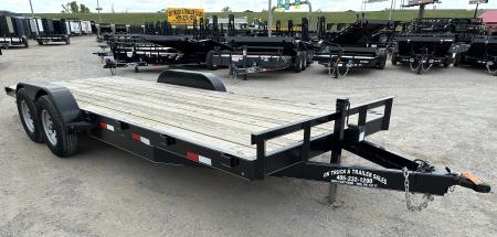 New 2026 Road Boss 83" x 20' Medium Duty Flatbed Car Hauler Equipment Trailer