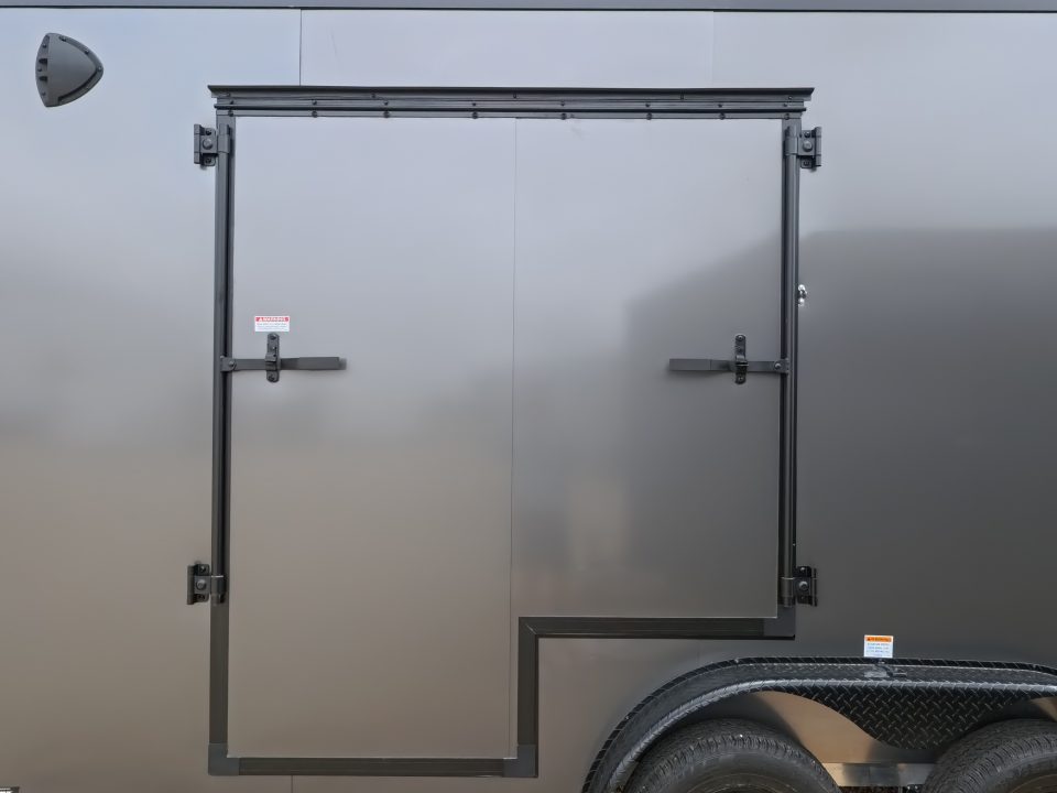 New 2026 Stealth Trailers 7.5 x 16 x 7.6 Cobra Flat Top V-Nose with Sidewinder Escape Door - 7K GVWR Enclosed Trailer