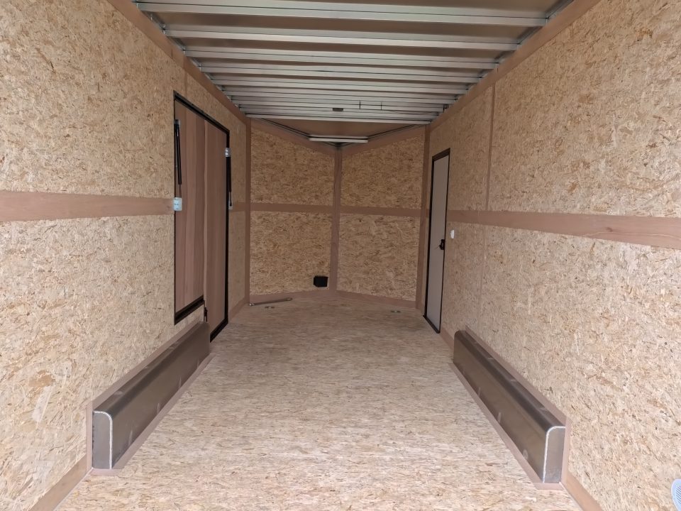 New 2026 Stealth Trailers 7.5 x 16 x 7.6 Cobra Flat Top V-Nose with Sidewinder Escape Door - 7K GVWR Enclosed Trailer