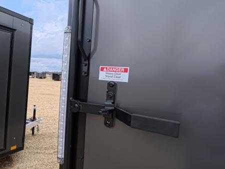 New 2026 Stealth Trailers 7.5 x 16 x 7.6 Cobra Flat Top V-Nose with Sidewinder Escape Door - 7K GVWR Enclosed Trailer