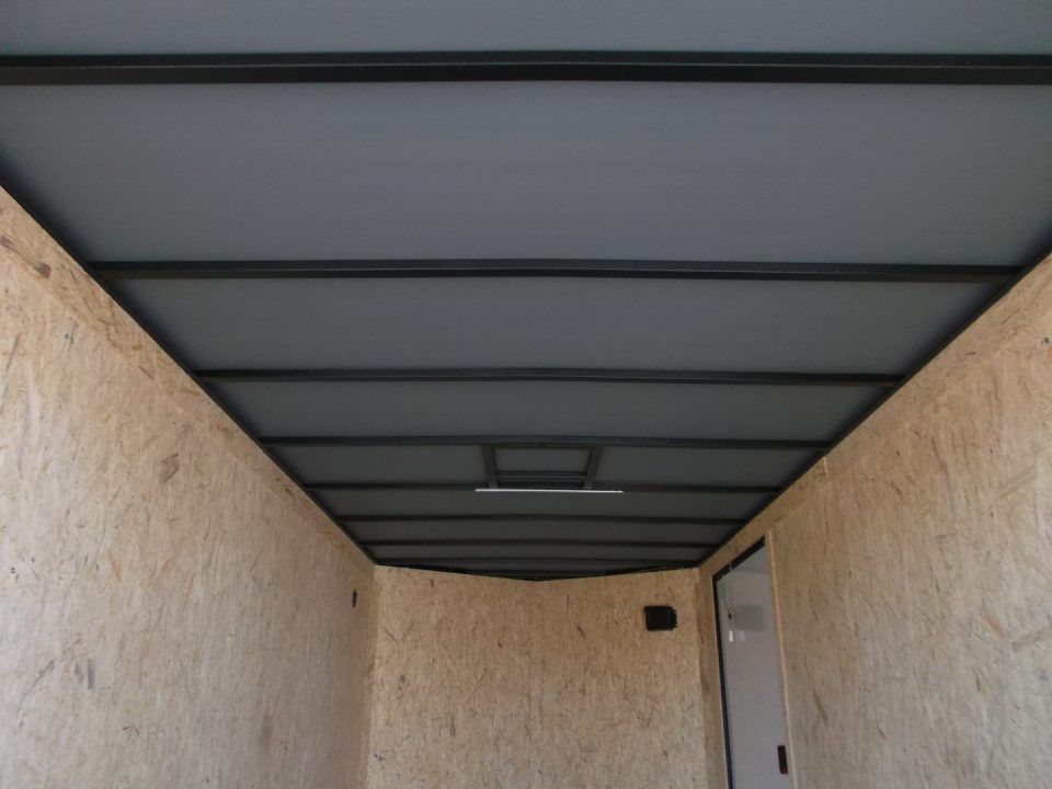 New 2026 Covered Wagon Trailers 7x16 Cargo Trailer / Enclosed Trailer / 6'6" Interior / Extra Wide Ramp / 48" RV Door / Black & Silver Slant Package / Black Out Package