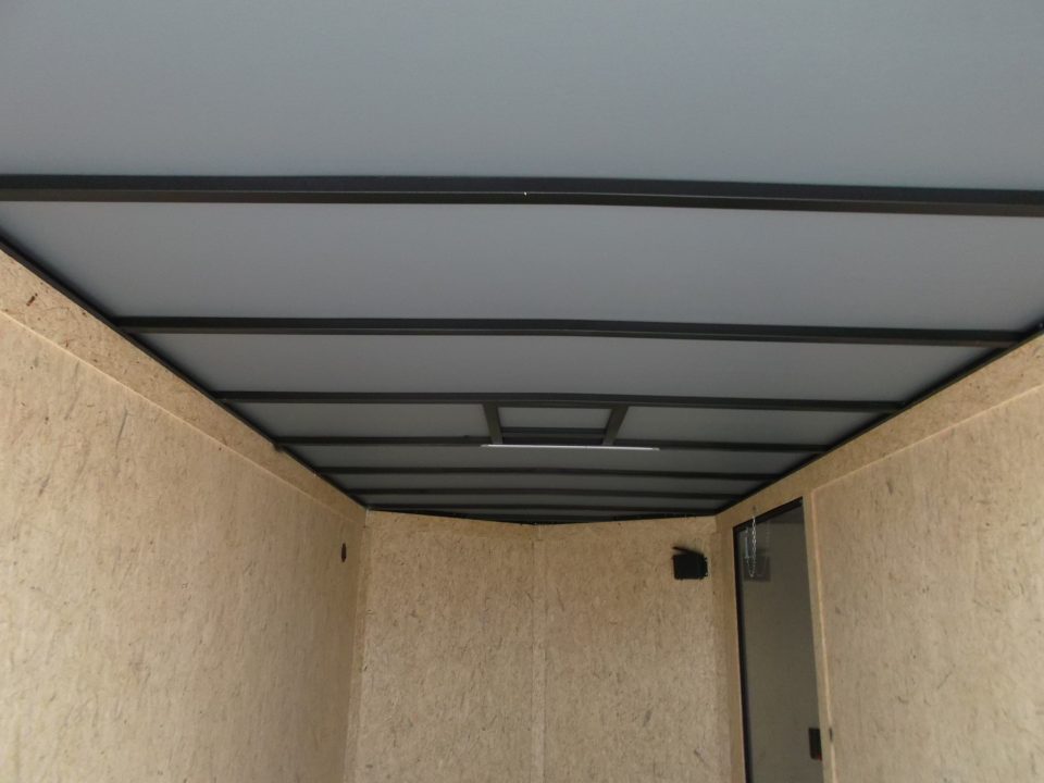 New 2026 Covered Wagon Trailers 7x16 Cargo Trailer / Enclosed Trailer / 6'6" Interior / Extra Wide Ramp / 48" RV Door / Black & Silver Slant Package / Black Out Package