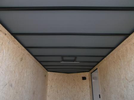 New 2026 Covered Wagon Trailers 7x16 Cargo Trailer / Enclosed Trailer / 6'6" Interior / Extra Wide Ramp / 48" RV Door / Black & Silver Slant Package / Black Out Package