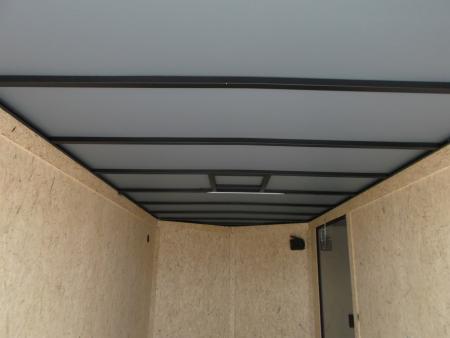 New 2026 Covered Wagon Trailers 7x16 Cargo Trailer / Enclosed Trailer / 6'6" Interior / Extra Wide Ramp / 48" RV Door / Black & Silver Slant Package / Black Out Package