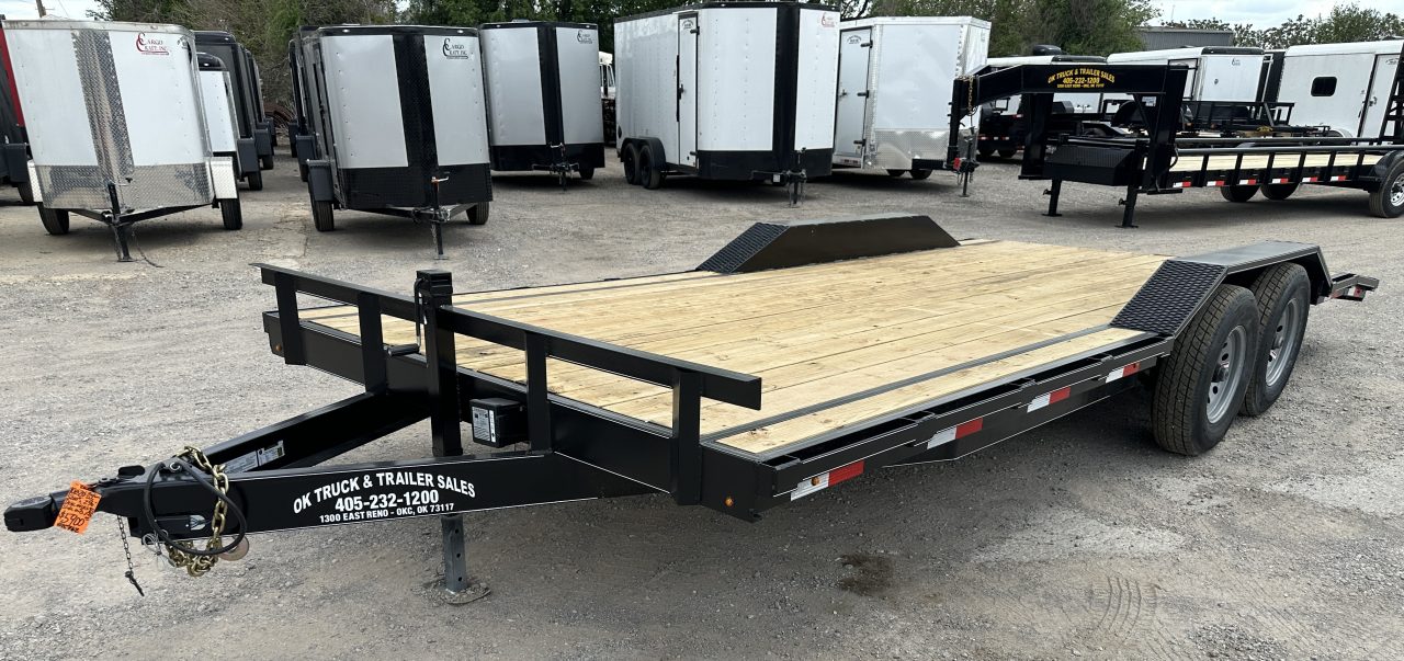 New 2026 Road Boss 102" x 20' Medium Duty Drive Over Fender Car Hauler Equipment Trailer