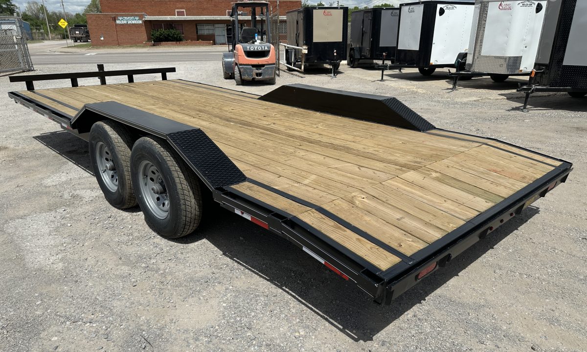 New 2026 Road Boss 102" x 20' Medium Duty Drive Over Fender Car Hauler Equipment Trailer