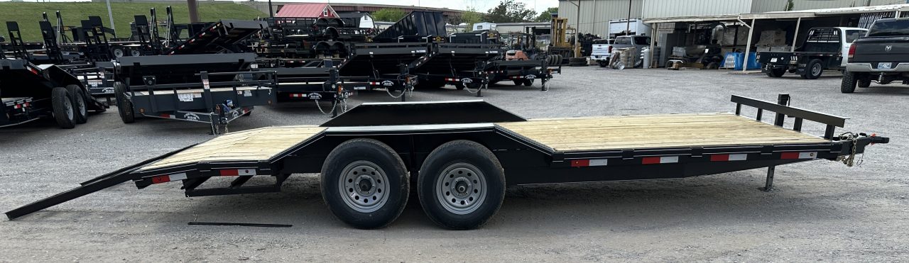 New 2026 Road Boss 102" x 20' Medium Duty Drive Over Fender Car Hauler Equipment Trailer
