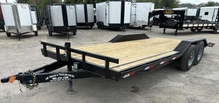New 2026 Road Boss 102" x 20' Medium Duty Drive Over Fender Car Hauler Equipment Trailer