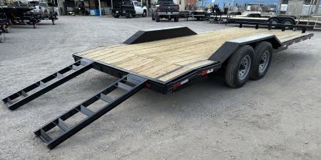New 2026 Road Boss 102" x 20' Medium Duty Drive Over Fender Car Hauler Equipment Trailer