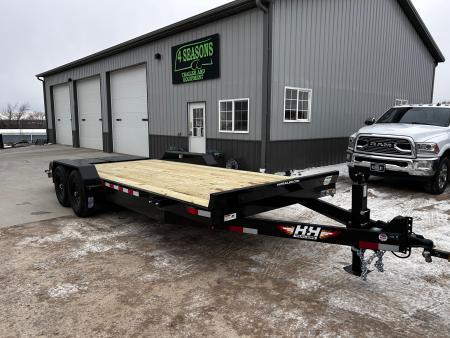 New 2026 H&H Trailers 82X20 FULL WIDTH RAMPS 14K Equipment Trailer