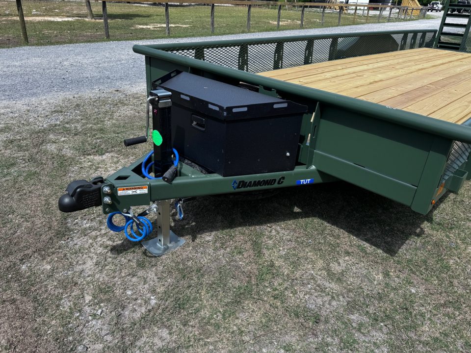 New 2026 Diamond C Trailers 83x22 12K TUT TEXAS UTILITY TANDEM AXLE TRAILER