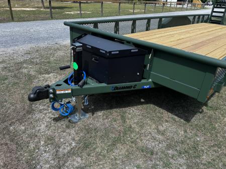 New 2026 Diamond C Trailers 83x22 12K TUT TEXAS UTILITY TANDEM AXLE TRAILER