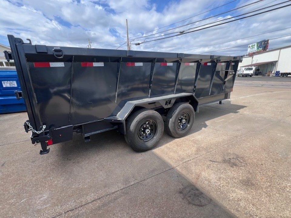 New 2026 Hillcrest Trailers 83x16 14K 40" Sides Telescopic Dump Trailer