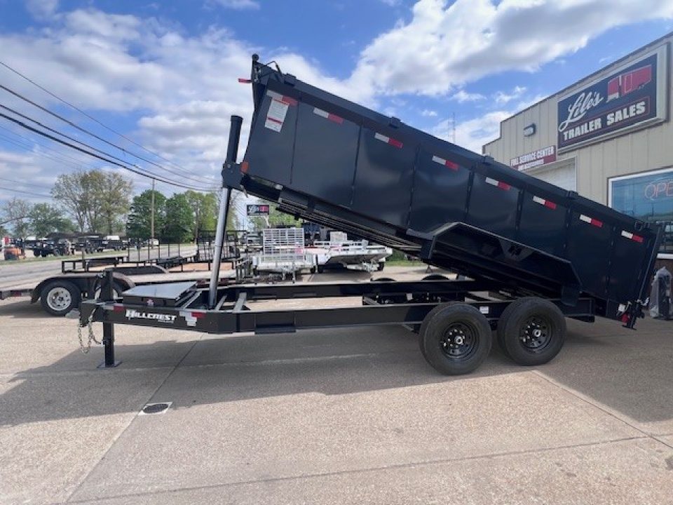 New 2026 Hillcrest Trailers 83x16 14K 40" Sides Telescopic Dump Trailer