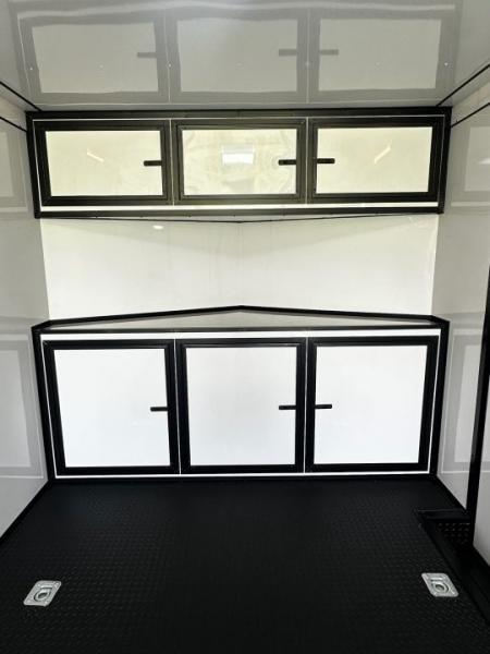 New 2026 Rock Solid Cargo 8.5x32 Race Trailer-7'6" Interior-Finished Interior-7000lbs Triple Torsions-24ft Awning- HD Ramp