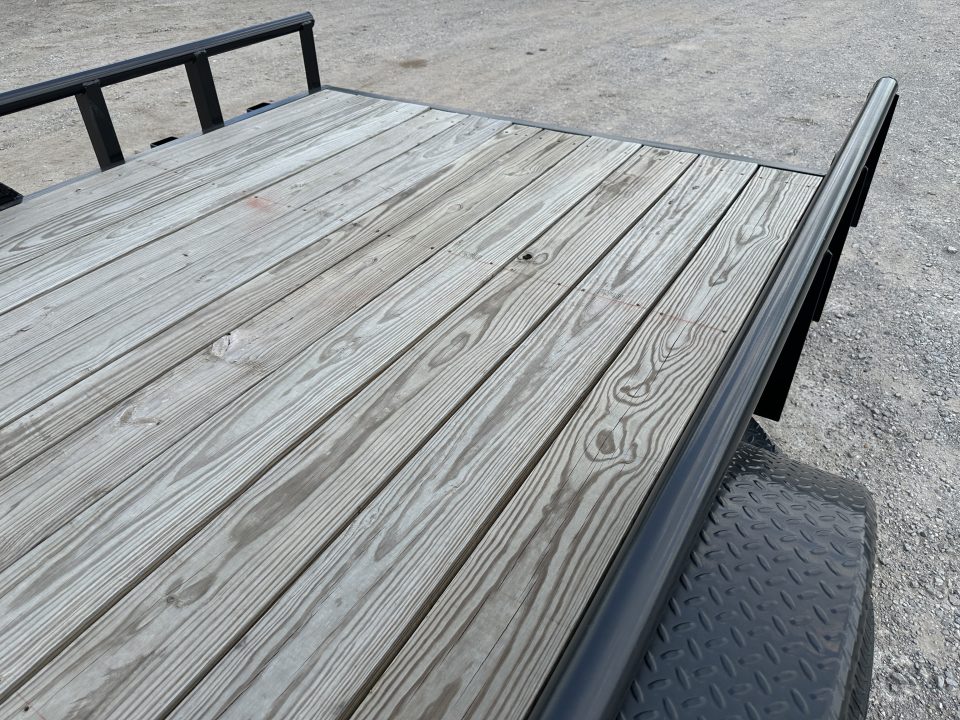 New 2025 Road Boss 83" x 18' Medium Duty, Pipe Top & Slide in Ramp Equipment Trailer