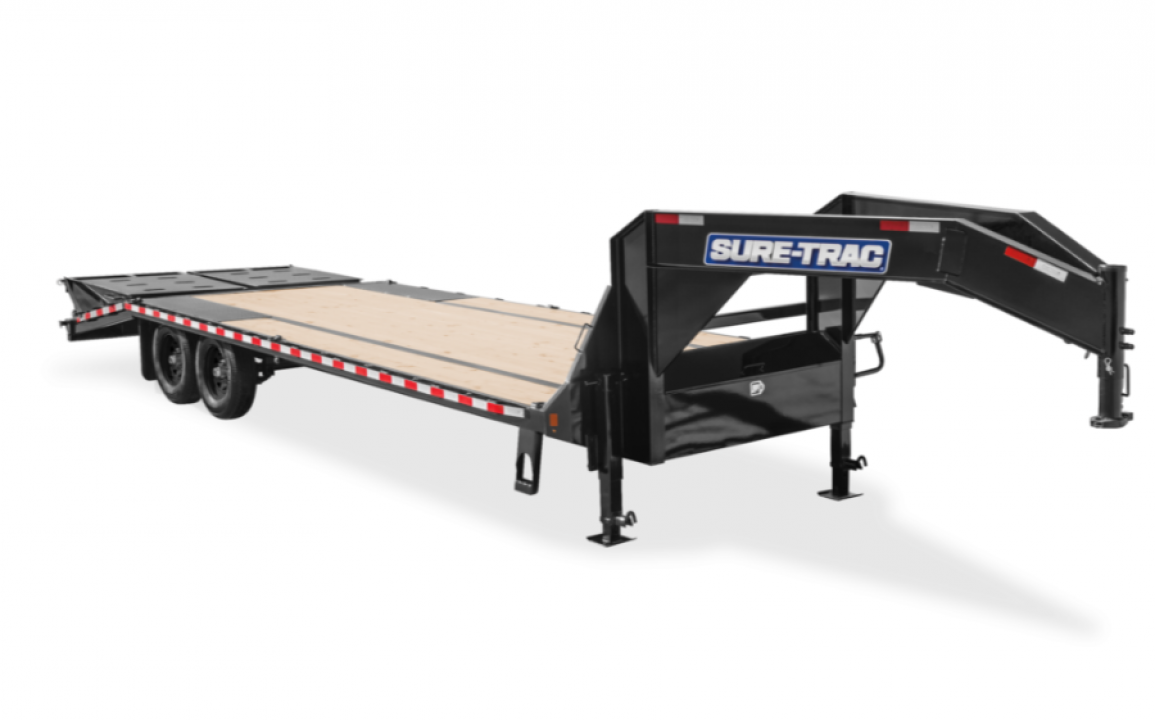 New 2026 Sure-Trac 8.5 x 32 (27+5) HD Low Profile Deckover 22.5K