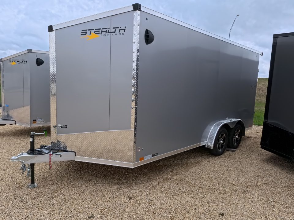 New 2026 Stealth Trailers 7.5' x 16' x 7' Cobra Enclosed Cargo, Rear Flare with Loading Lights - Rear Stabilizer Jacks