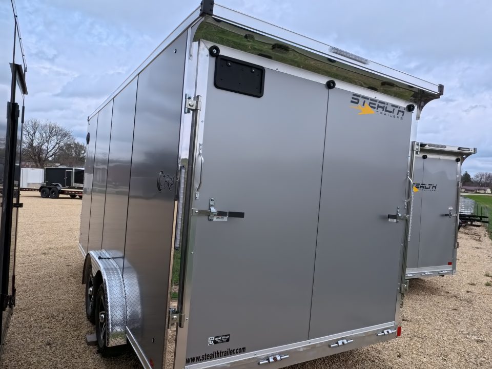 New 2026 Stealth Trailers 7.5' x 16' x 7' Cobra Enclosed Cargo, Rear Flare with Loading Lights - Rear Stabilizer Jacks
