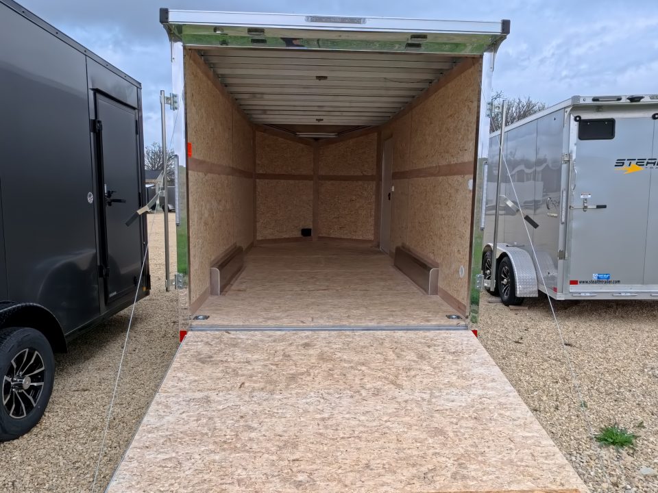 New 2026 Stealth Trailers 7.5' x 16' x 7' Cobra Enclosed Cargo, Rear Flare with Loading Lights - Rear Stabilizer Jacks