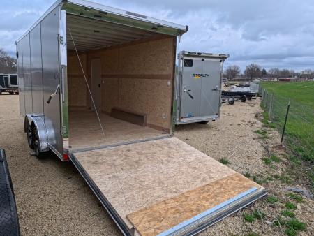 New 2026 Stealth Trailers 7.5' x 16' x 7' Cobra Enclosed Cargo, Rear Flare with Loading Lights - Rear Stabilizer Jacks