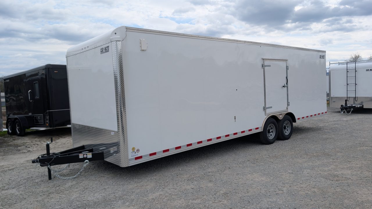 New 2026 Car Mate 8.5 x 28 HD Eagle Car Hauler w/ Ramp (12000# GVWR)