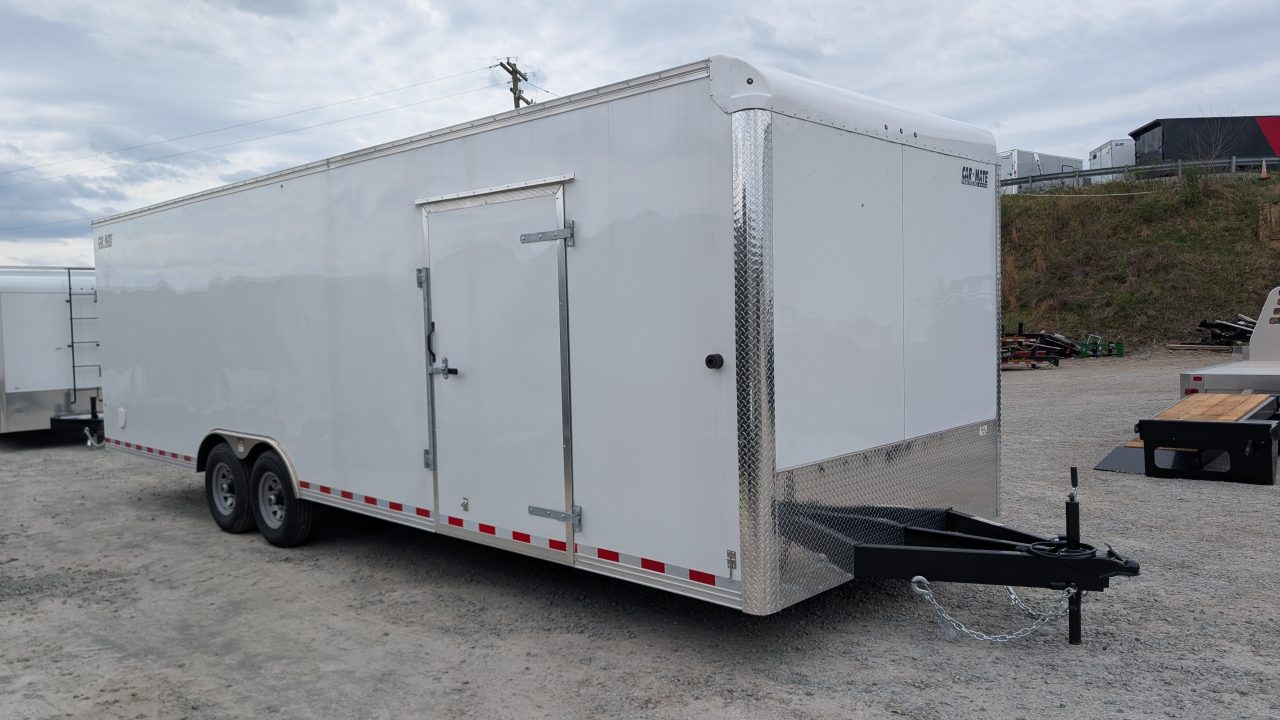 New 2026 Car Mate 8.5 x 28 HD Eagle Car Hauler w/ Ramp (12000# GVWR)