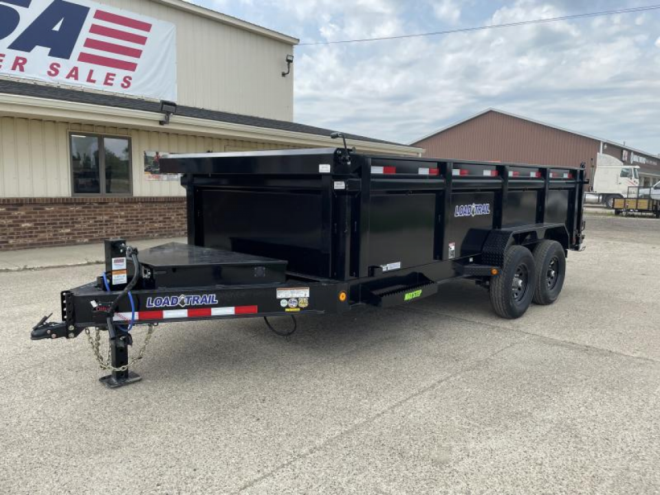 New 2026 Load Trail 83x16 Lo-Pro 14K w/3Ft sides Dump Trailer