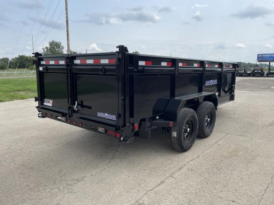 New 2026 Load Trail 83x16 Lo-Pro 14K w/3Ft sides Dump Trailer