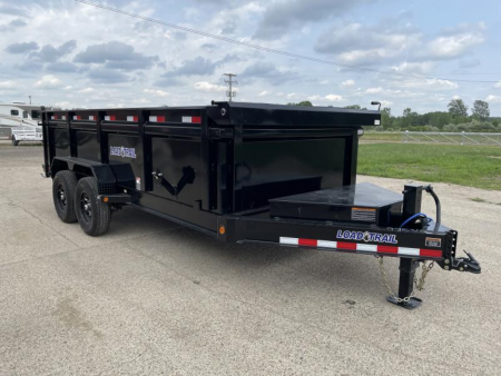 New 2026 Load Trail 83x16 Lo-Pro 14K w/3Ft sides Dump Trailer