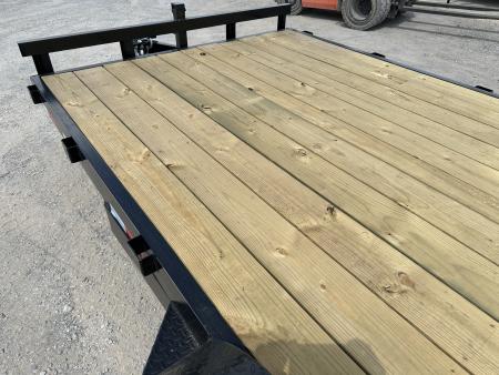 New 2026 Road Boss 83" x 16' Medium Duty Car Hauler w/ Stand Up Ramps Equipment Trailer