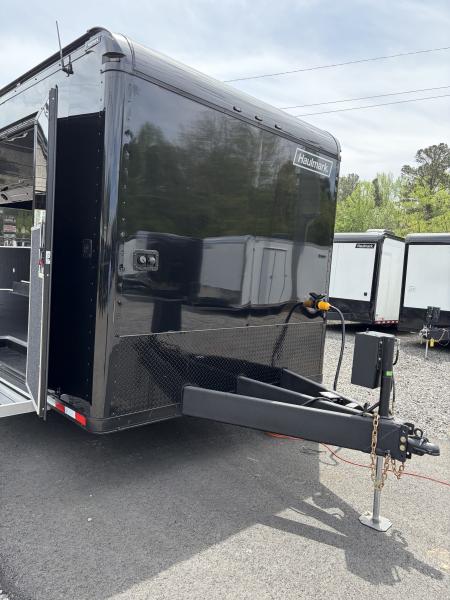 New 2026 Haulmark 34 Bathoom Race Trailer, Air Prep PKG, Awning, Polycor, Insulated, Window, 54" ALX Slide Out Step, A/C + Heat