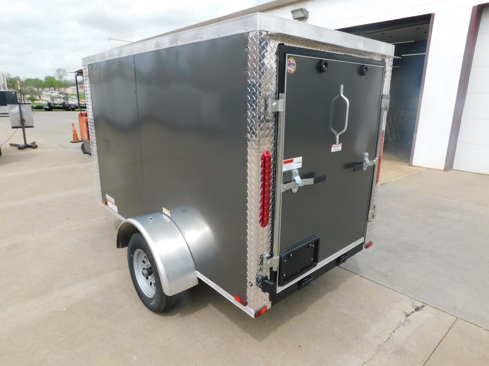 New 2026 Arising 4X8 2000 GVWR Ramp Door Cargo / Enclosed Trailer