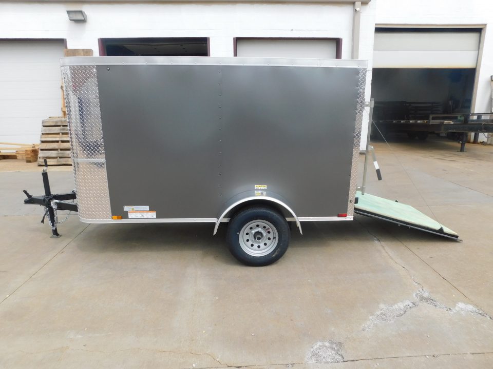 New 2026 Arising 4X8 2000 GVWR Ramp Door Cargo / Enclosed Trailer