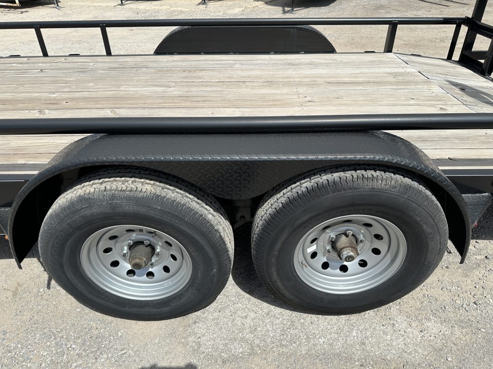 New 2025 Road Boss 83" x 16' Medium Duty Pipe Top & Stand Up Ramp Equipment Trailer