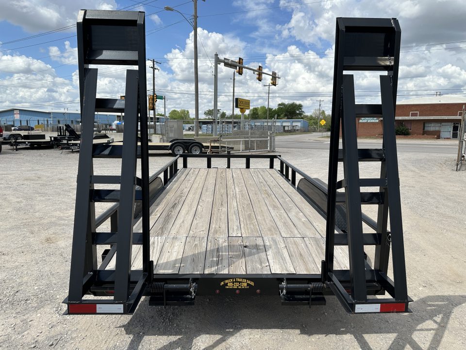 New 2025 Road Boss 83" x 16' Medium Duty Pipe Top & Stand Up Ramp Equipment Trailer