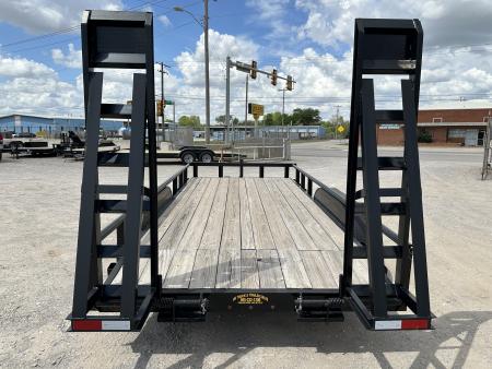 New 2025 Road Boss 83" x 16' Medium Duty Pipe Top & Stand Up Ramp Equipment Trailer