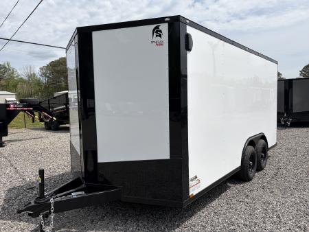 New 2026 Spartan Cargo 8.5x16 Enclosed Trailer, Pro-Series, Preferred Package, 10K GVWR, Polycor, 7' Interior, Tube Cross Members