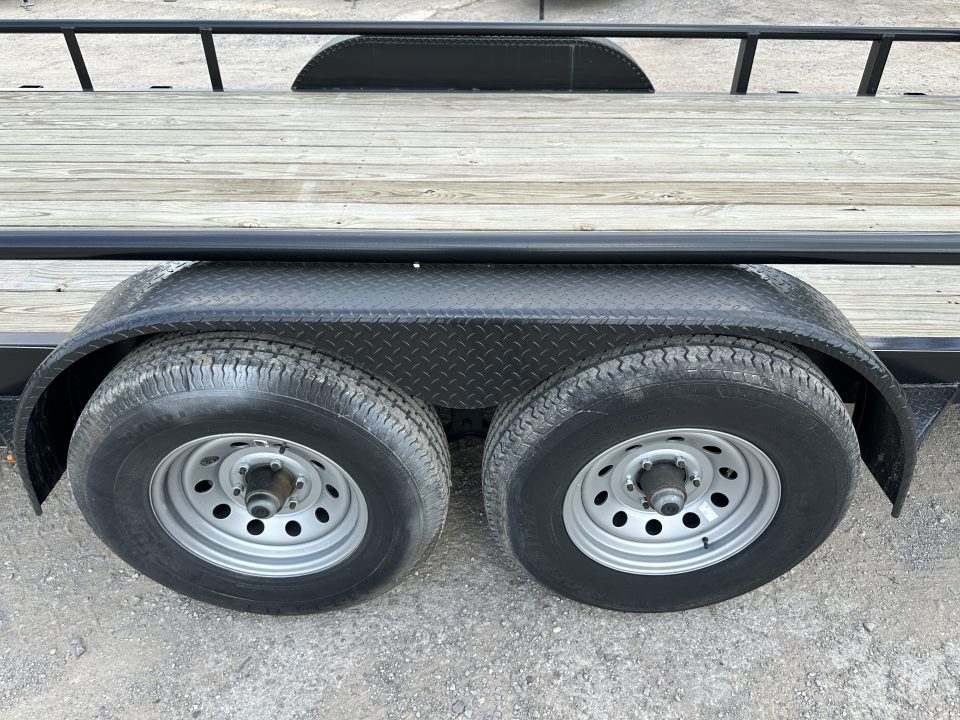New 2026 Road Boss 83" x 20' Medium Duty, Pipe Top & Stand Up Ramp Equipment Trailer