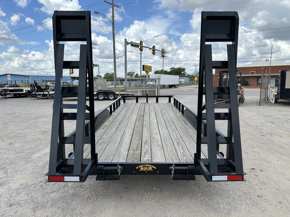 New 2026 Road Boss 83" x 20' Medium Duty, Pipe Top & Stand Up Ramp Equipment Trailer