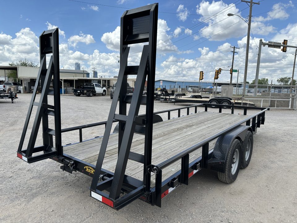 New 2026 Road Boss 83" x 20' Medium Duty, Pipe Top & Stand Up Ramp Equipment Trailer
