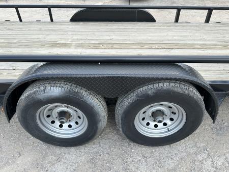 New 2026 Road Boss 83" x 20' Medium Duty, Pipe Top & Stand Up Ramp Equipment Trailer