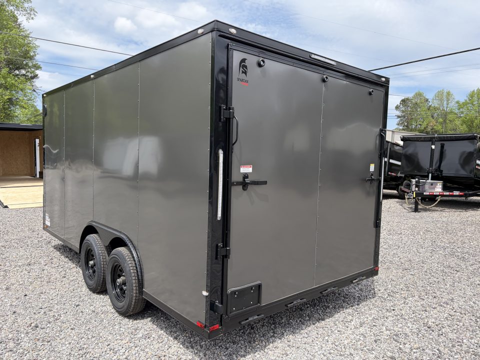 New 2026 Spartan Cargo 8.5x16 Enclosed Trailer, Pro-Series, Preferred Package, 10K GVWR, Polycor, 7' Interior, Tube Cross Members