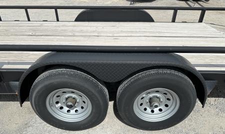 New 2024 Road Boss 83" x 20' Medium Duty, Pipe Top & Stand Up Ramps Equipment Trailer