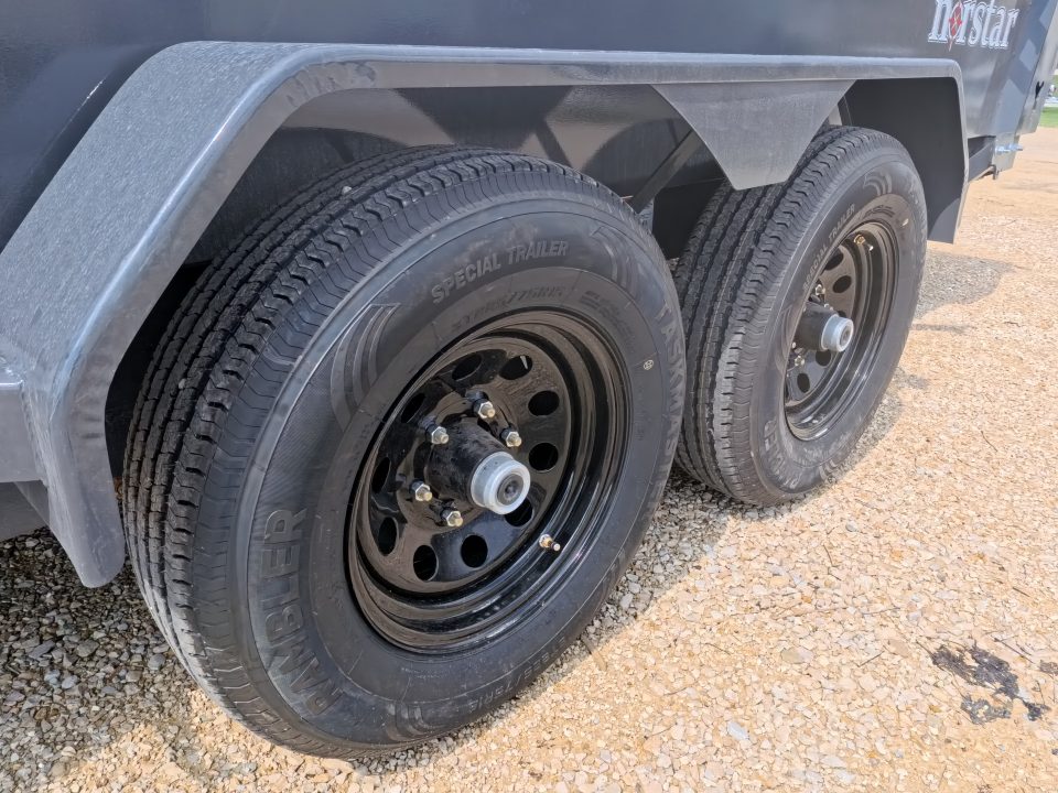 New 2026 Norstar 72 x 12 DCB Dump Trailer with 10K GVWR, Slide-In Ramps, 8 Ply Tires